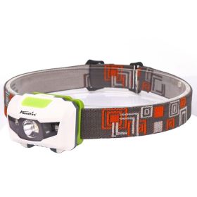 lAloneFire HP30 3W Red White LED Lightweight Light; AAA Battery Headlamp; Portable Headlight For Outdoor Fishing Camping & Climbing (Color: White, Items: White)